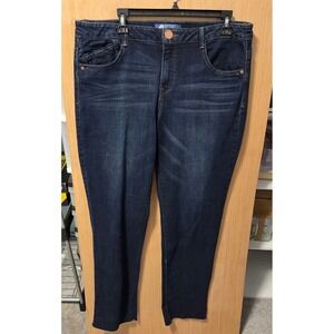 Democracy Women's Straight Leg Jeans in Dark Indigo